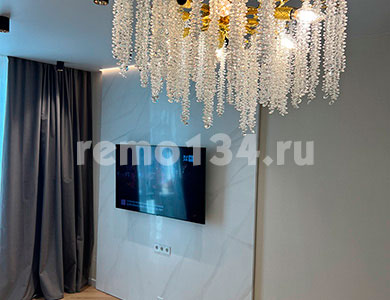 Качественный ремонт гостиной в Волгограде